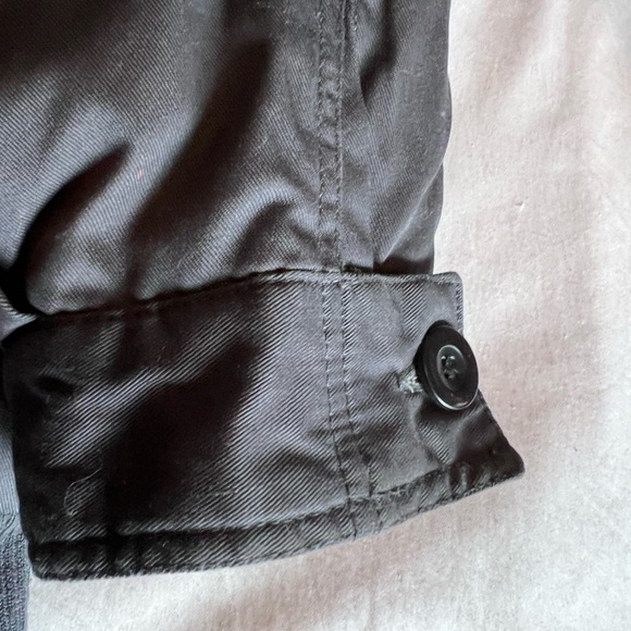 011: PerLoved Men's Gray Down-filled Fur-Trimmed Hood Bomber Jacket - Picture 5 of 13